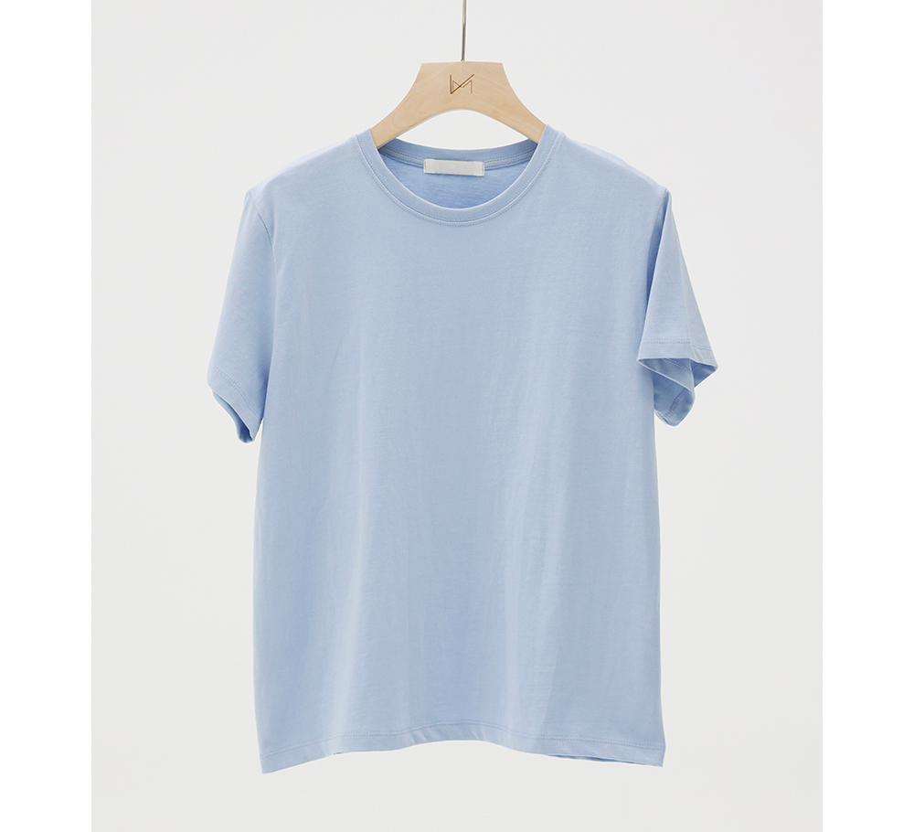 반팔 티셔츠 라벤더 색상 이미지-S1L63